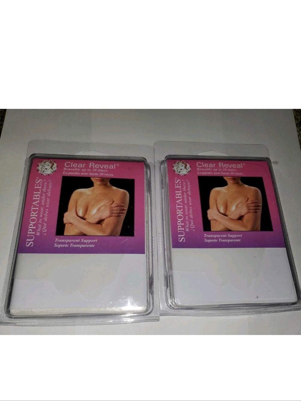 Supportables Transparent Adhesives - 2 Packs Clear